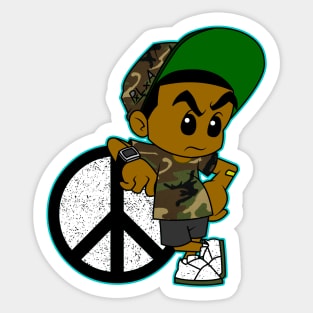 Peace is Always Better Sticker